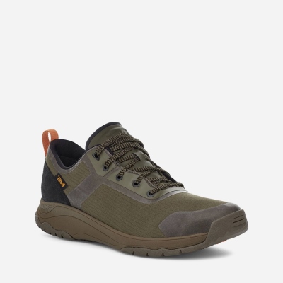 Teva Gateway Low Men's Dark Olive Hiking Shoes CA89724 Canada Online